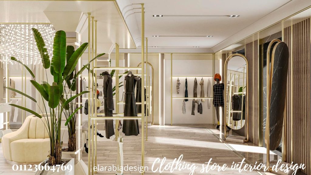 Clothing store interior design